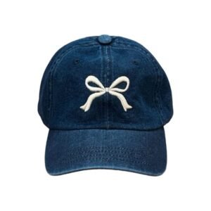 Ribbon Denim Hat